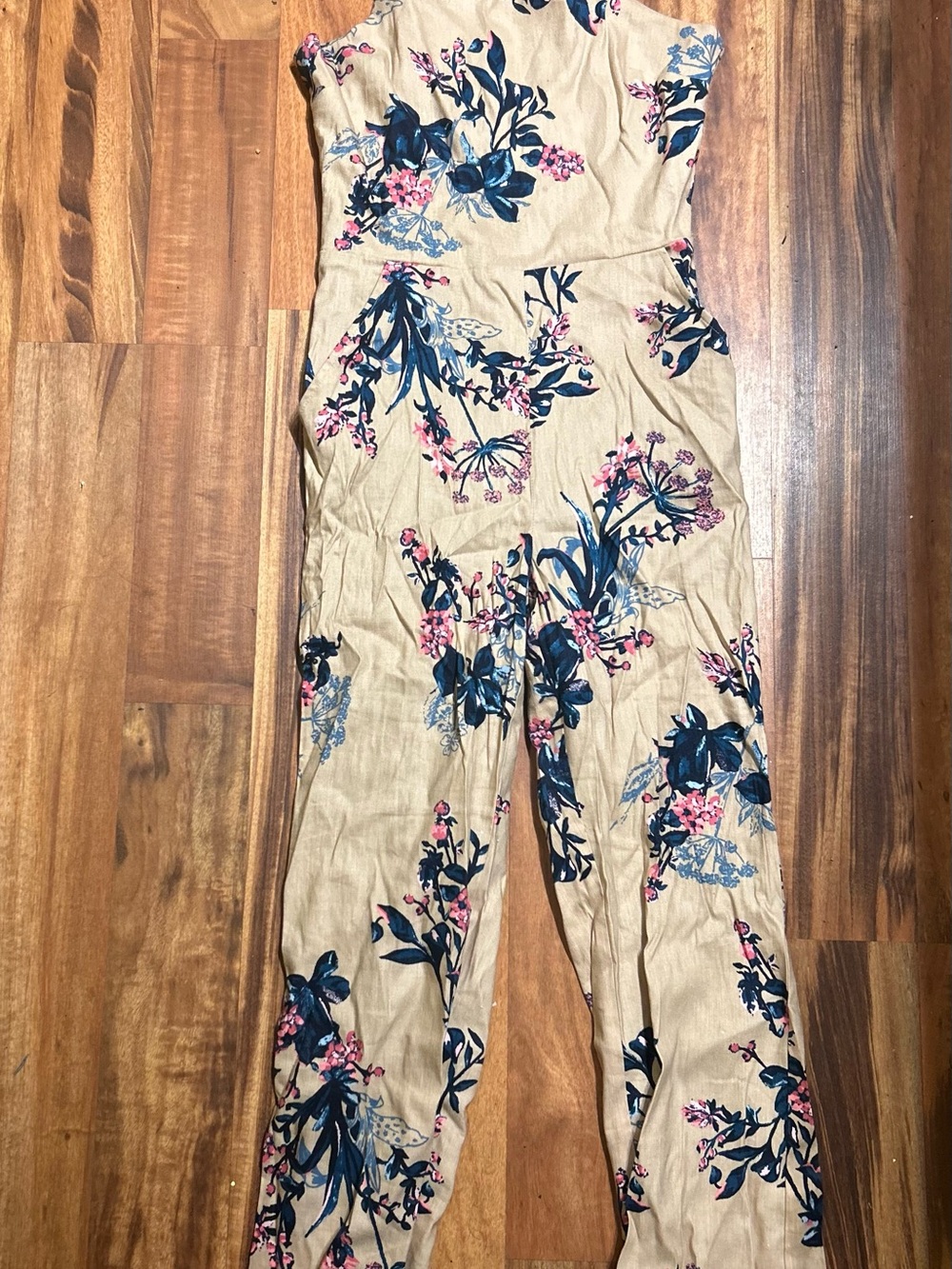 Leith‎ Floral Cutout Jumpsuit